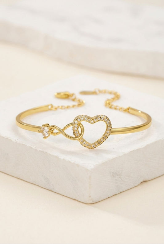 Brazalete corazón infinito